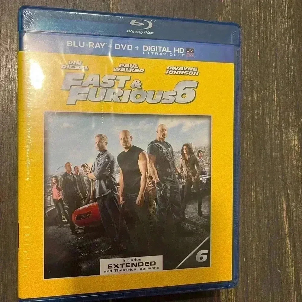 New Fast and Furious 6 Blu-Ray Extended Action Packed Edition
